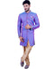 Amethyst Indo western Art Silk Chudidaar