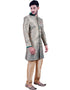 Multicolor Indo western Zari Tanchoi Chudidaar Closure View