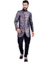 Purple Indo western Zari Tanchoi Dhoti