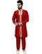 Maroon Indo western Art Silk Chudidaar