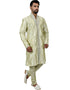 Pista Indo western Art Silk Chudidaar Closure View