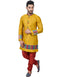 Golden Yellow Indo western Art Silk Dhoti