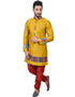 Golden Yellow Indo western Art Silk Dhoti