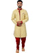 Golden Indo western Katan Stepal Brocade Silk Dhoti