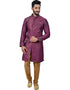Purple Indo western Art Silk Chudidaar