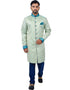 Pista Indo western Art Silk Chudidaar