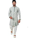 Seagreen Indo western Cottan Brocade Silk Dhoti