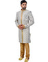 Multi Indo western Cottan Brocade Silk Chudidaar Closure View