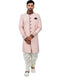 Salmon Indo western Cottan Brocade Silk Dhoti