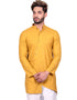 Mustard Indo western Cool Cotton Chudidaar Closure View