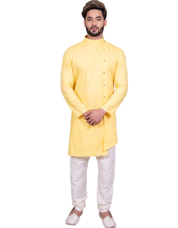 Yellew Indo western Cool Cotton Chudidaar