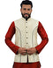Cream Jacket Art Silk NA
