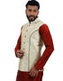 Cream Jacket Art Silk NA Closure View