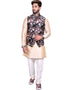 Beige Kurta Art Silk Chudidaar