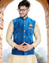 Cream Kurta Art Silk Chudidaar Closure View