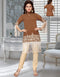 Modern Coffee Georgette Salwar Kameez