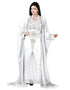 Trendy white Colored Embroidery worked Kaftan