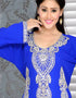 A-line Embroidered kaftan Bright