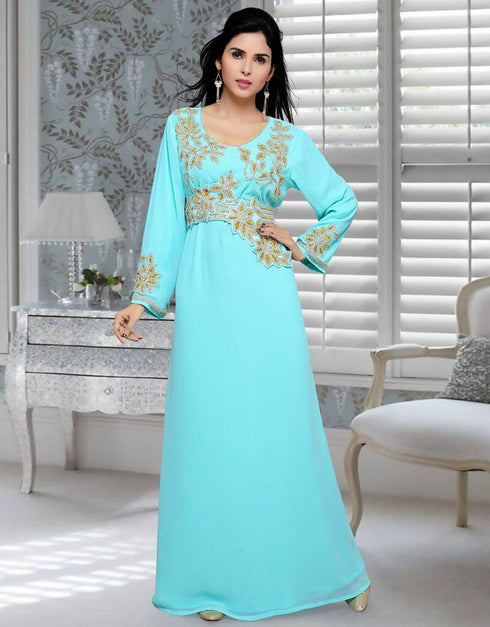 Aline kaftan cut work