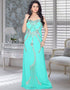 Beautiful Silver Embroidered Fusant
