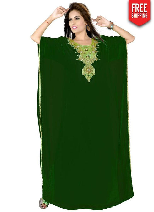 Bright Designer Farasha Kaftan