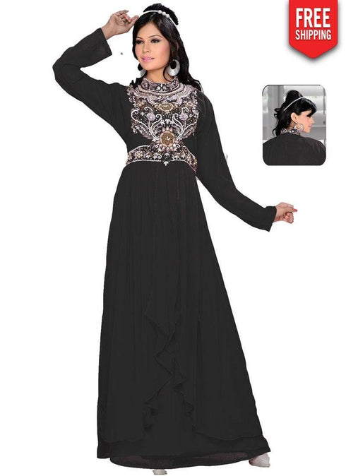 Comfortable Embroidered Kaftan
