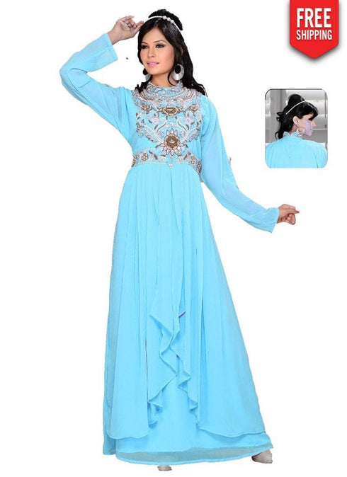 Comfortable Embroidered Kaftan