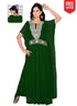 Dainty Embroidered Kaftan Maroon