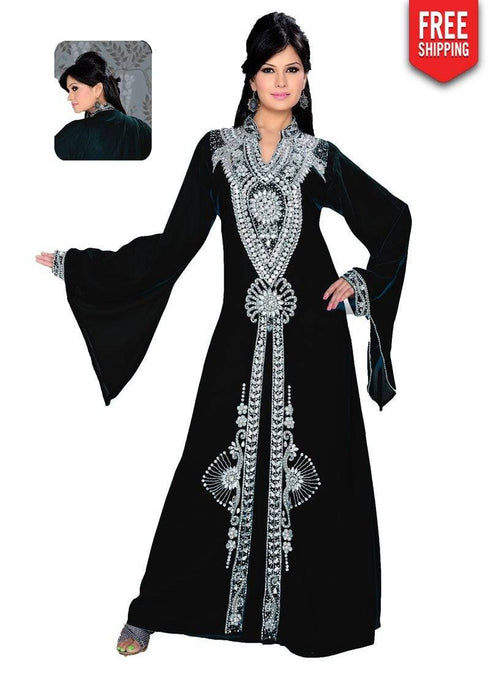 Decorative Jacket Style Kaftan