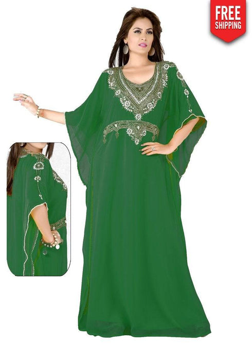 Designer Farasha Kaftan Golden