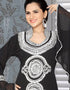 Designer Frill Sleeve Dubai style Front Slit Kaftan