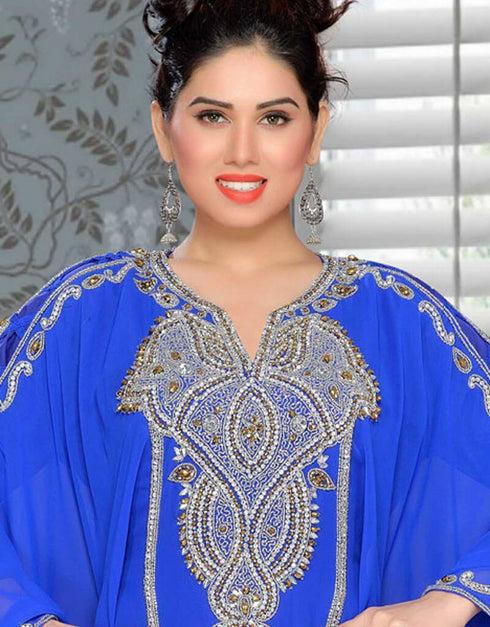 Farasha Style Kaftan With Different sleeve