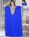 Farasha Style Kaftan With Light Work