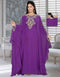 Farasha style Kaftan With Silver Work With Long Sleeve
