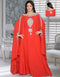 Farasha style Kaftan With Silver Work With Long Sleeve