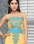 fustan with embroidery