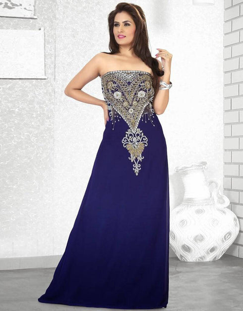 Gallant Faux Georgette Modern Fustan