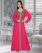Inviting Copper Embroidered Kaftan