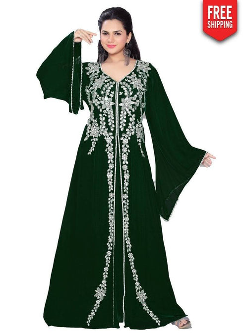 Jacket Style Party Wear Kaftan