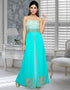 Kaftan embroidery women Sea Green