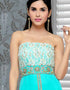 Kaftan embroidery women Sea Green