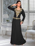 Kaftan With Silver Gold Embroidery