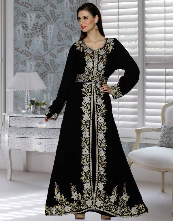 Kaftan With Smart Embroidery