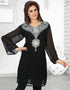 Lush Faux Georgette Modern Short Caftan