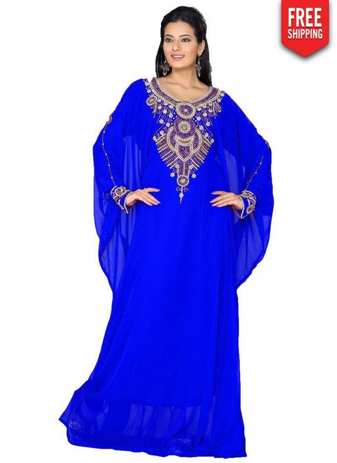 Mesmerizing Embroidered Long Kaftan