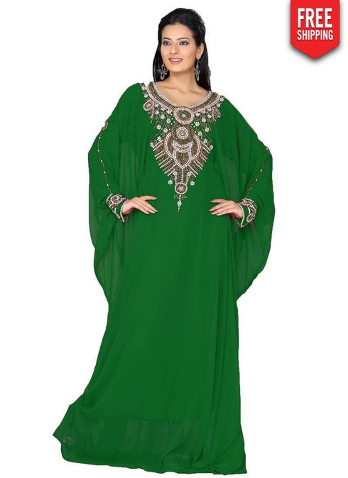 Mesmerizing Embroidered Long Kaftan