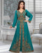 Morocan Kaftan with Beautiful Golden Embroidery