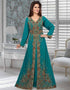 Morocan Kaftan with Beautiful Golden Embroidery