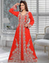Morocan Kaftan with Beautiful Silver Embroidery