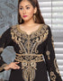 Morocan Style Kaftan With Golden Hand Work